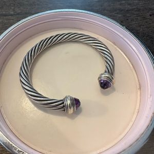 David Yurman Amethyst Bracelet 7mm